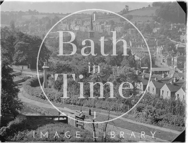 View from Sydney Buildings, Bath, c.1930