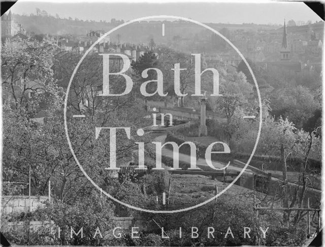 View from Sydney Buildings, Bath, c.1930