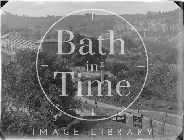 View from Sydney Buildings, Bath, c.1930