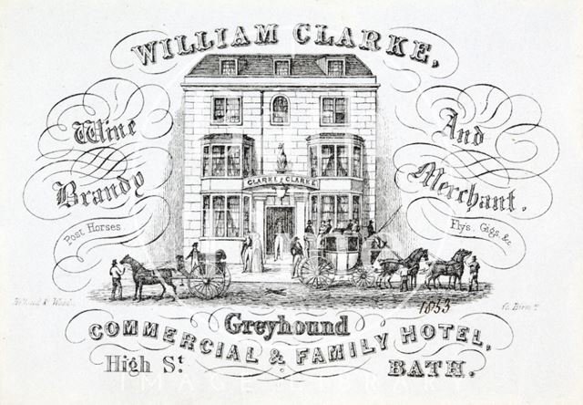 The Greyhound Commerical and Family Hotel, High Street, 1853