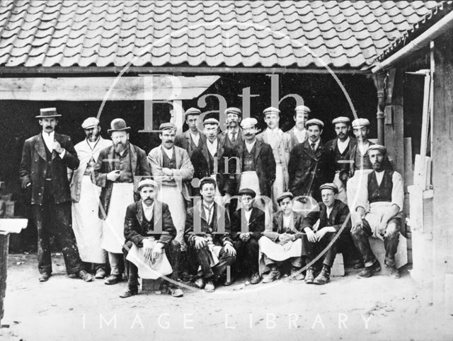 A group of quarrymen, c.1900