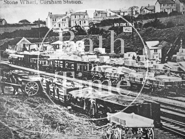 Stone Wharf, Corsham Station, c.1880s