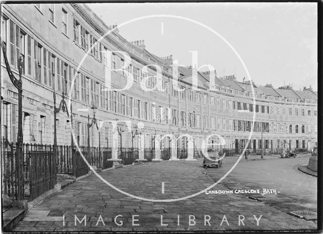 Lansdown Crescent, Bath c.1937