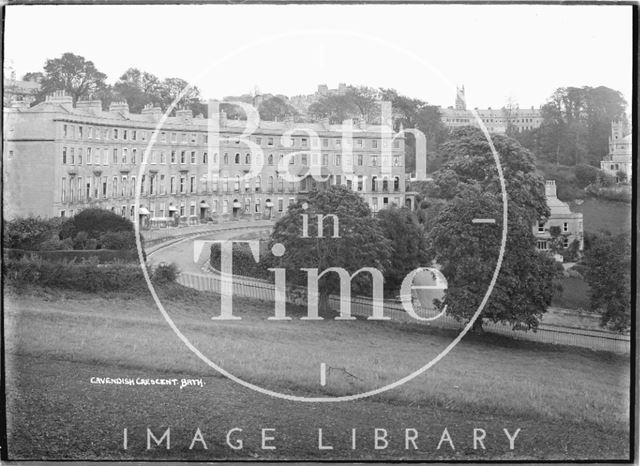 Cavendish Crescent and All Saints' Chapel, Bath c.1935