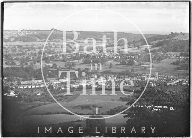 A view from Lansdown, Bath c.1935