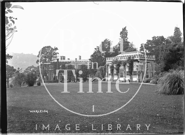 Warleigh Manor and orangery c.1930