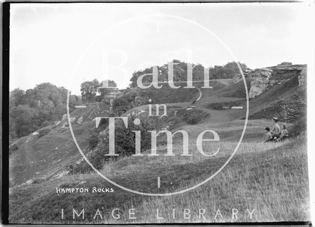 Hampton Rocks, Bathampton Down c.1920