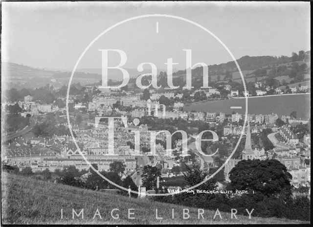 View of Bathwick from Beechen Cliff, Bath No. 1 c.1937