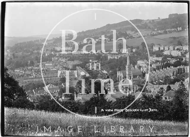 View of Bathwick and Widcombe from Beechen Cliff, Bath c.1923