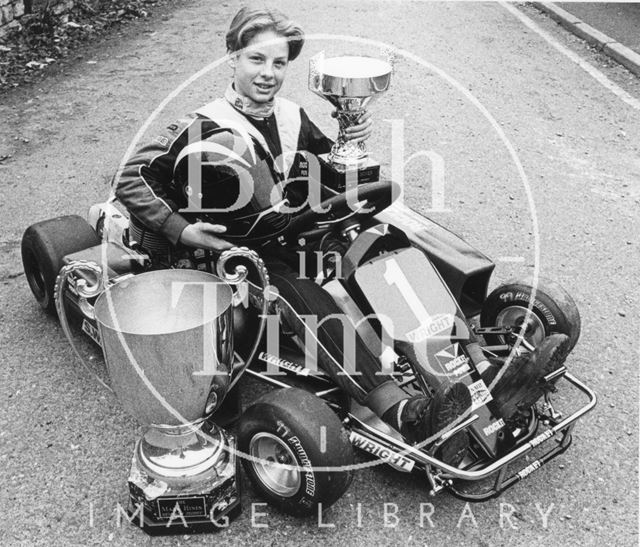 A young Jenson Button kart star aged 12 1992