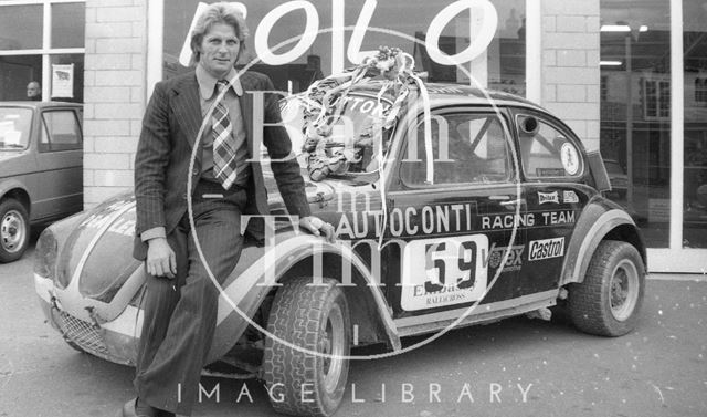 Jenson Button's father John Button and Fizzer, his autocross Volkswagen Beetle 1976