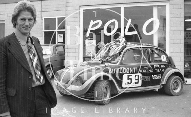 Jenson Button's father John Button and Fizzer, his autocross Volkswagen Beetle 1976