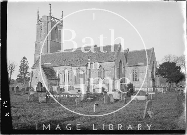 St. Mary the Virgin Church, Marshfield, Gloucestershire 1936