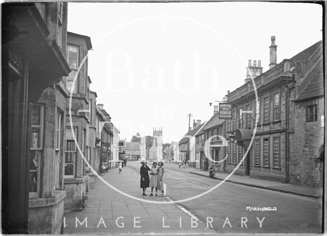 High Street, Marshfield, Gloucestershire c.1936