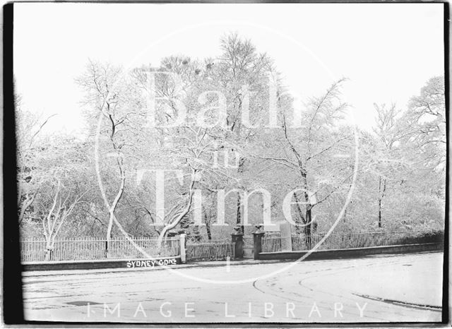 Sydney Gardens from Sydney Place, Bath 1908