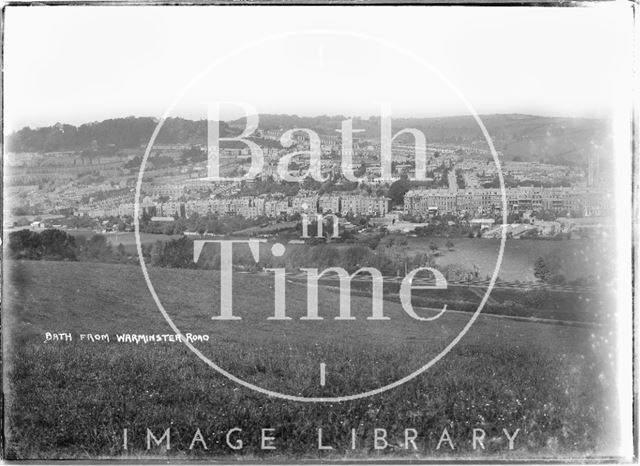 Grosvenor and Larkhall from the Warminster Road, Bath c.1920