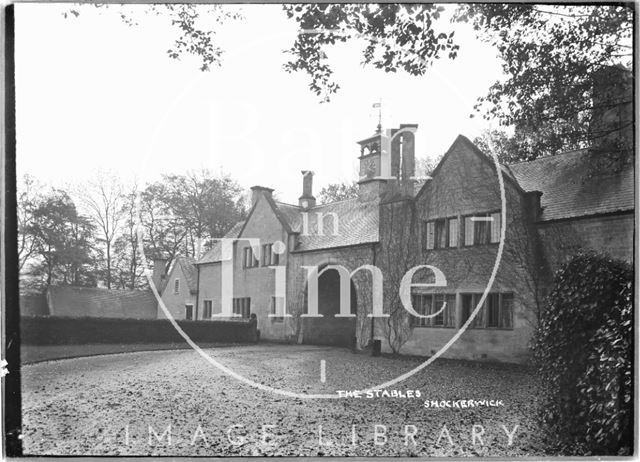 The clock house and stables, Shockerwick c.1920