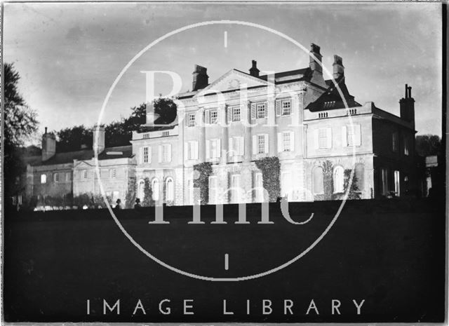 Floodlit Shockerwick House c.1935