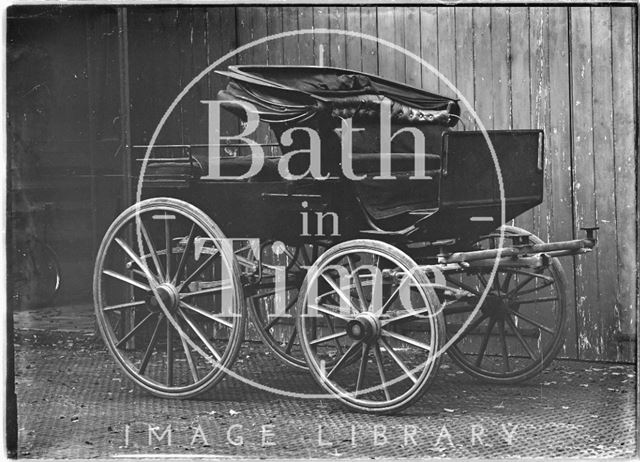 Horse drawn carriage, Shockerwick House c.1920