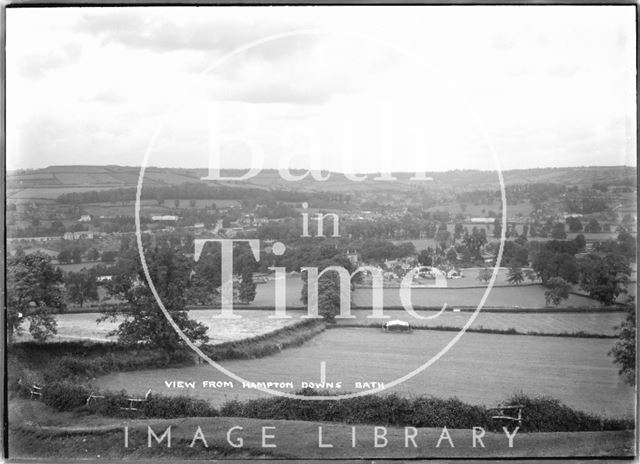 View from Bathampton Down c.1907