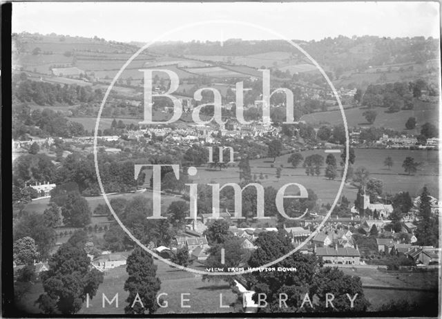 View of Bathampton and Batheaston from Bathampton Down c.1922