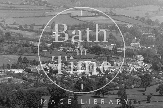 View of Batheaston from Bathampton Down c.1922 - detail