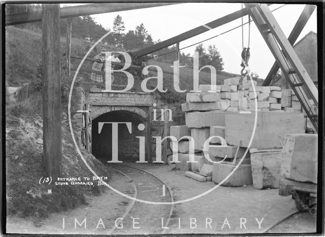 Entrance to Bath Stone Quarries, Box, Wiltshire No. 13 1932