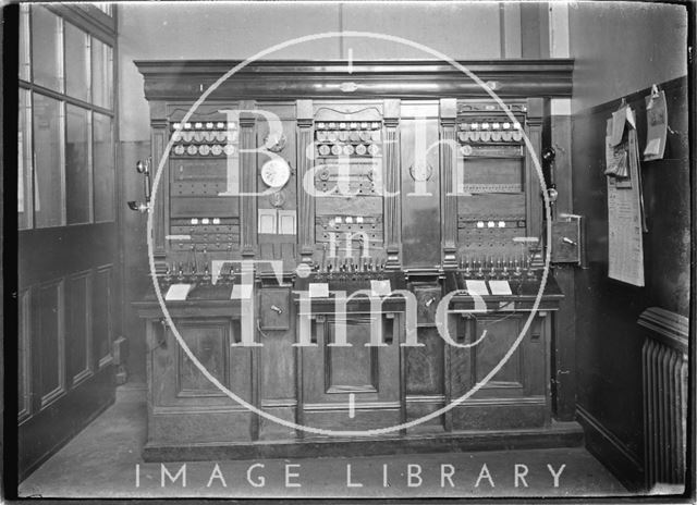 The telegraph office, Bath Post Office, New Bond Street, Bath c.1920