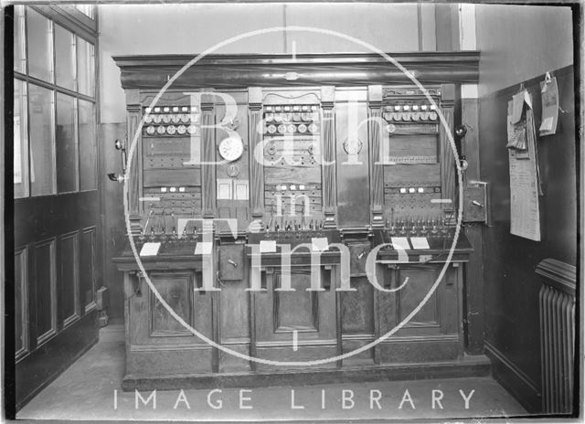 The telegraph office, Bath Post Office, New Bond Street, Bath c.1920