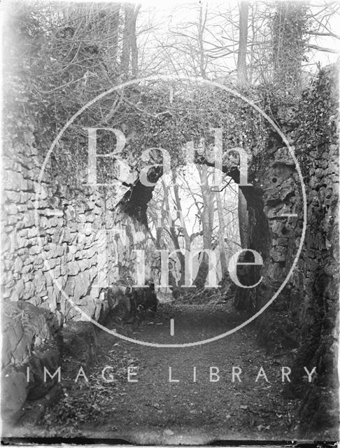 The arch over Pope's Walk, Widcombe, Bath c.1920