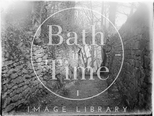 The arch over Pope's Walk, Widcombe, Bath c.1920