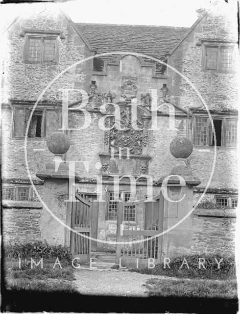 Doorway to the Hungerford's Almshouses, Corsham, Wiltshire c.1920