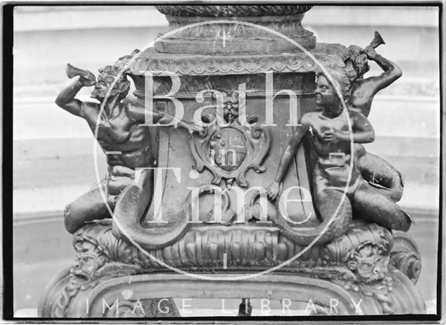 The fountain at Widcombe Manor, Bath 1929