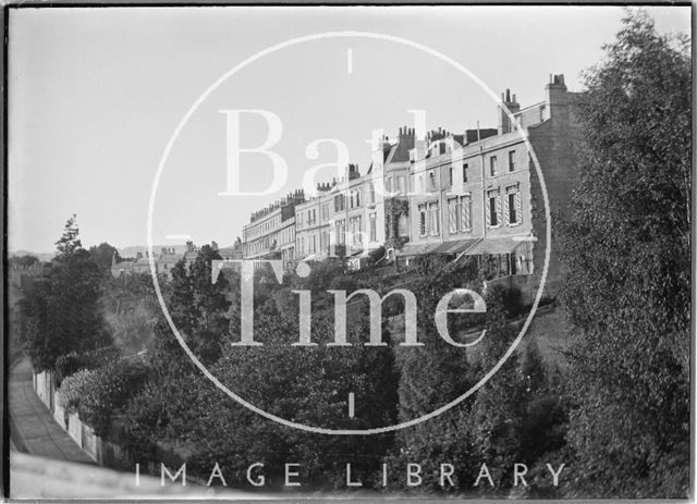 View of Darlington Place from Sydney Buildings, Bath c.1920