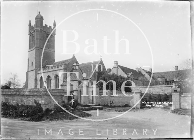 Westwood Church and Manor, Wiltshire c.1925