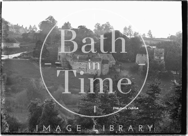 View of Farleigh Castle, Farleigh Hungerford, Somerset c.1931