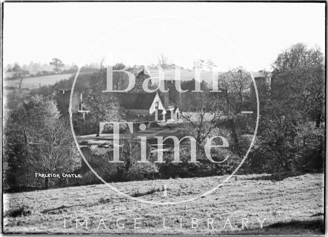 View of Farleigh Castle, Farleigh Hungerford, Somerset c.1931