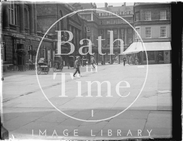 Abbey Church Yard looking towards the Grand Pump Room Hotel, Bath c.1937