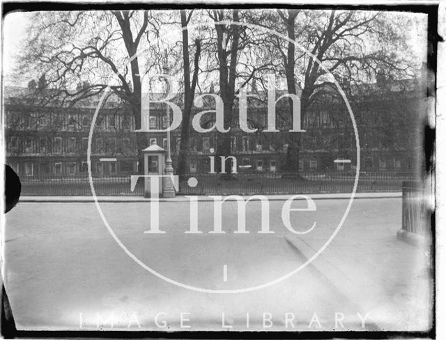 Telephone box at the Circus, Bath c.1930