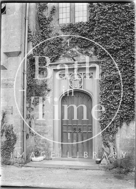 Doorway, Hinton Priory, Hinton Charterhouse c.1935