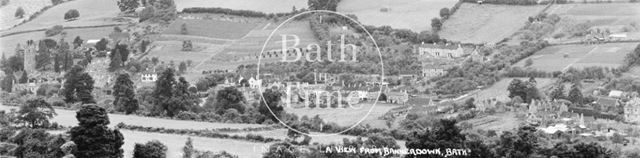 View of Northend, Batheaston from Bannerdown Panorama c.1939