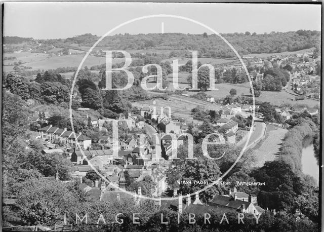 View from the Cliff, Batheaston c.1939