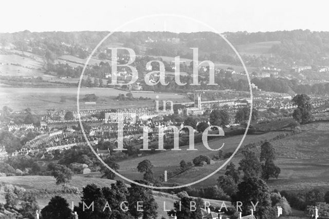 Bath from Gloucester Road No. 2 c.1935 - detail