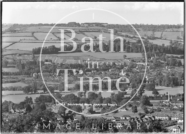 Little Solsbury, Batheaston from Hampton Rocks 1936