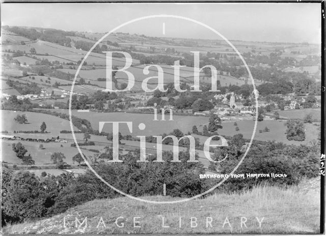 Bathford from Hampton Rocks 1936