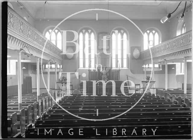 Interior of the Countess of Huntingdon's Chapel, Vineyards, Bath c.1920