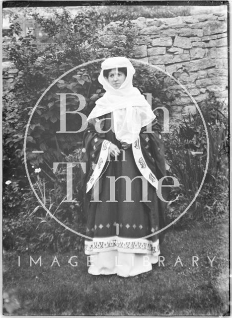 Members of the Bence Family in Costume for the Bath Pageant 1909