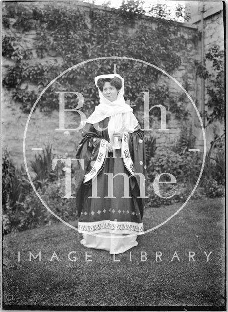 Members of the Bence Family in Costume for the Bath Pageant 1909