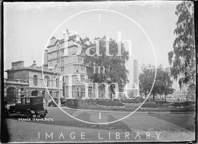 The Empire Hotel and Police Station, Orange Grove, Bath c.1930