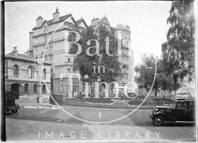 The Empire Hotel and Police Station, Orange Grove, Bath c.1930